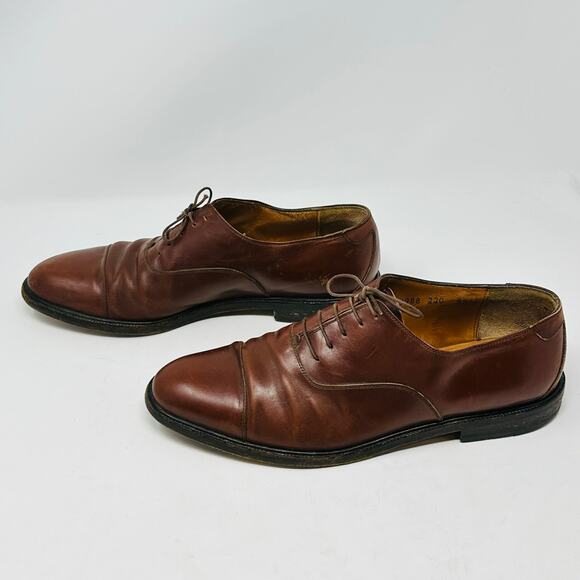 Salvatore Ferragamo Oxford Cap Toe Italian Leather Shoes - Picture 8 of 15